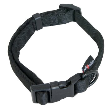 Jack and Vanilla Dog Collar Comfort Tube Black