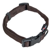 Jack and Vanilla Dog Collar Comfort Tube Brown