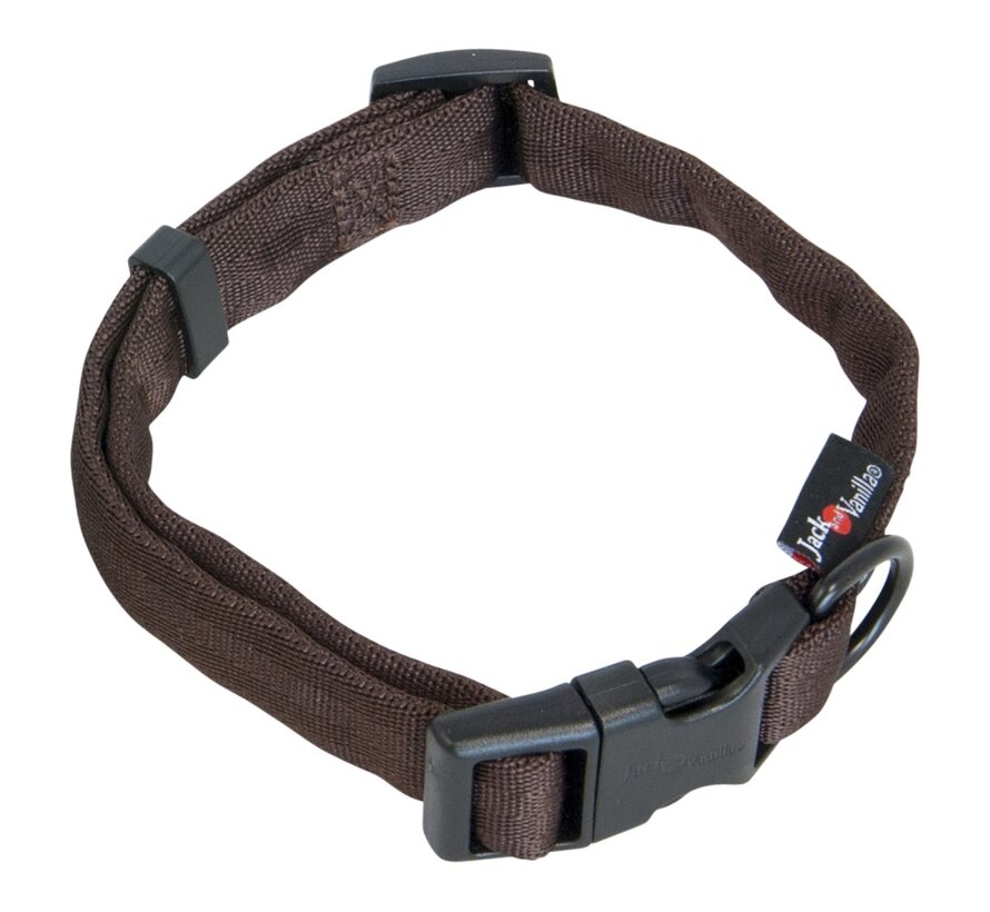 Dog Collar Comfort Tube Brown