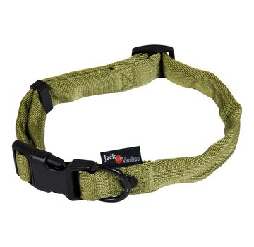 Jack and Vanilla Dog Collar Comfort Tube Green
