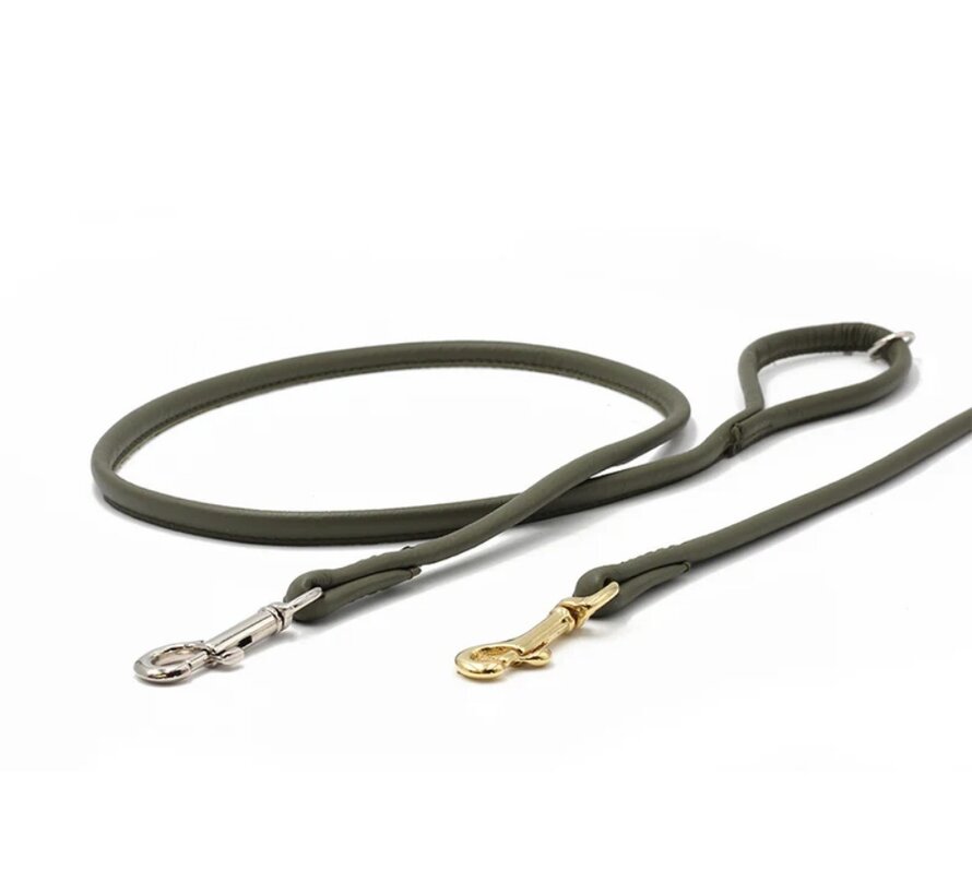 Korte Hondenriem City Khaki