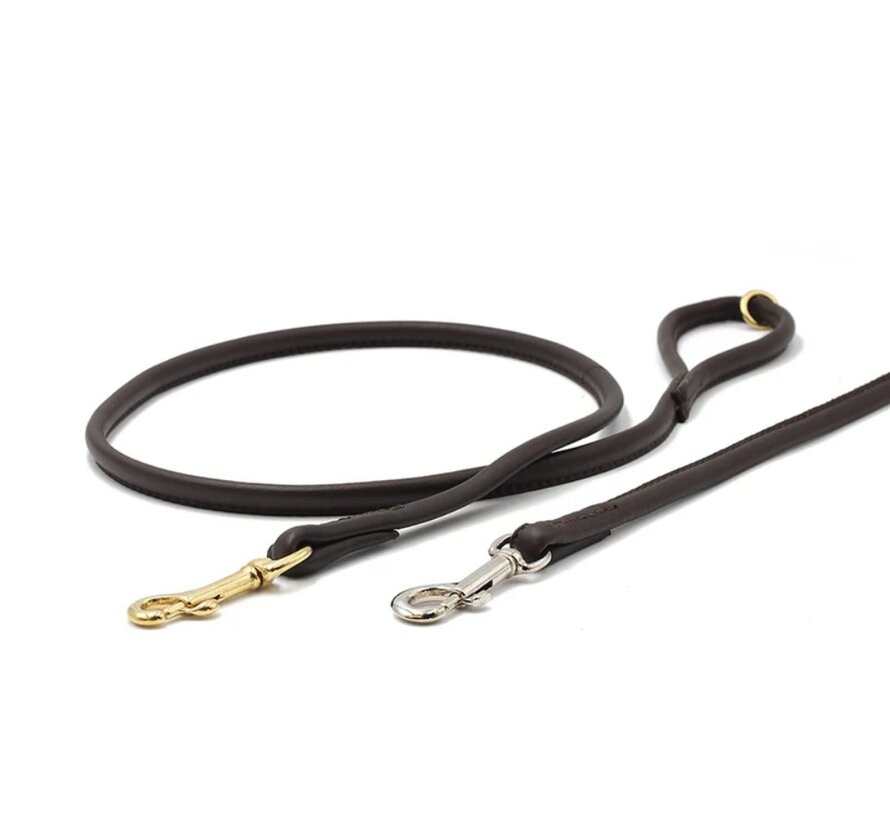 Short Dog Leash CityDark Brown
