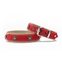 Hondenhalsband Alpenbloem Rood