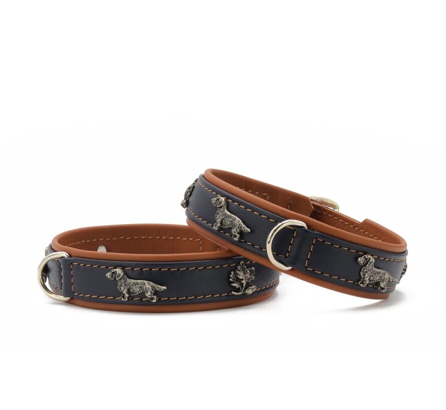 Dog Collar Dachshund Dark Blue