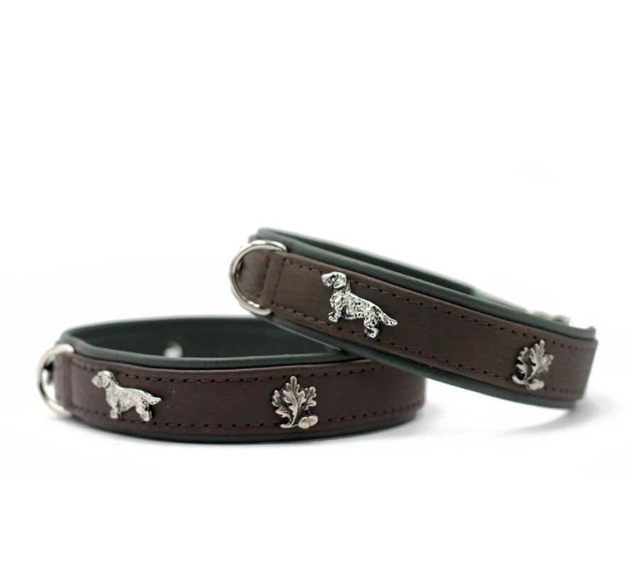 Dog Collar Dachshund Dark Brown