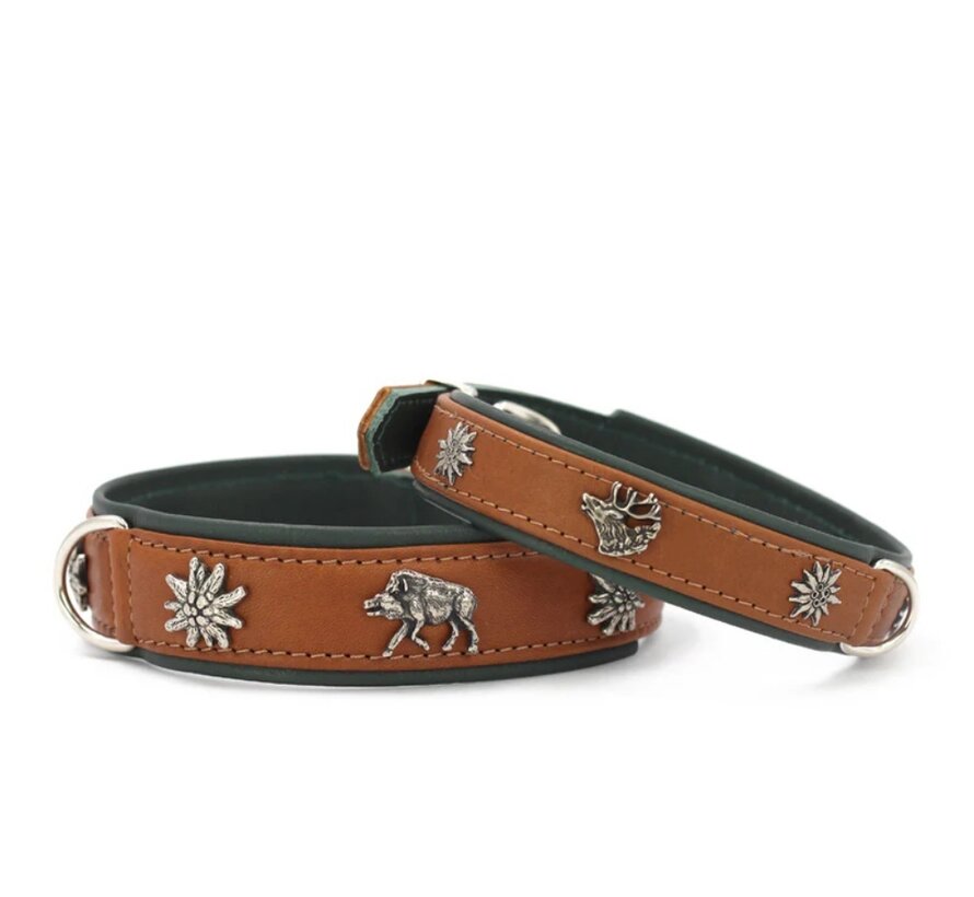 Dog Collar Wild Life Cognac