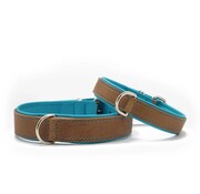 Maul Hondenhalsband Klassiek Mokka / Petrol