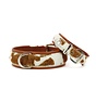 Dog Collar Cowhide Brown