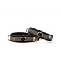 Hondenhalsband Mini Dark Diamond Taupe Goud