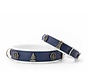 Dog Collar Nautical Whhite