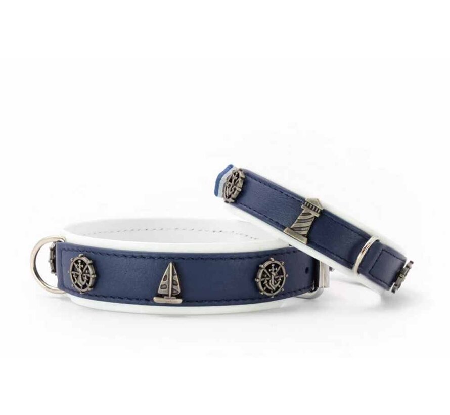 Hondenhalsband Zeevaart Wit