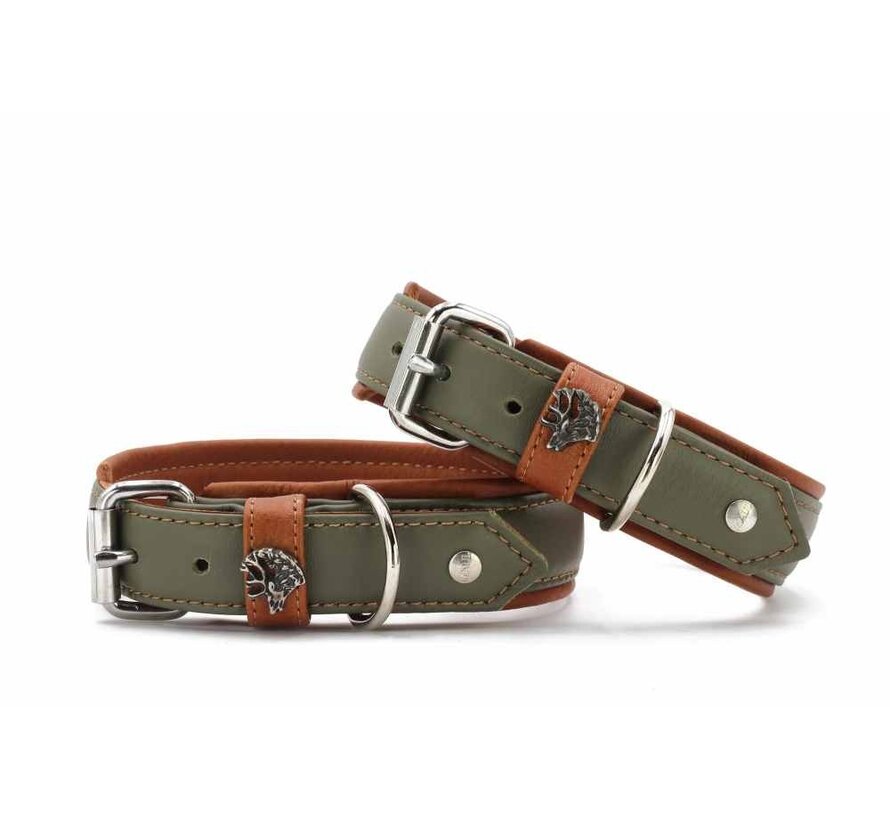 Hondenhalsband Zillertal Khaki