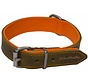 Hondenhalsband Modena Greased Leather Groen