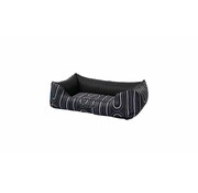 Rogz Dog Bed Graphix Walled Bed Black/Grey