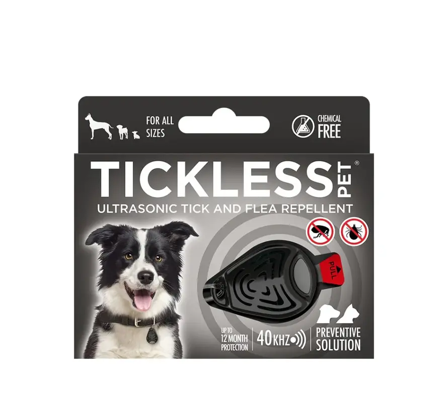 Tickless Pet Zwart