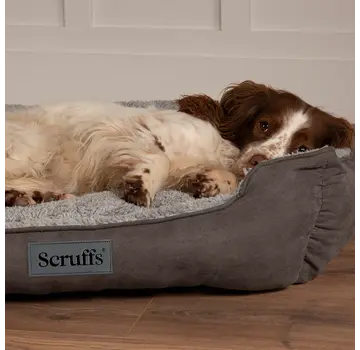 Scruffs Dog Bed Cosy Box Bed Grey