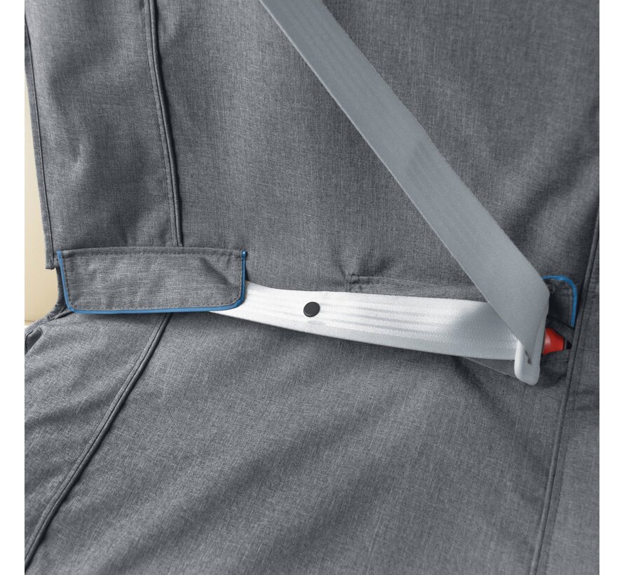 Dog blanket for the back seat Hammock Grey