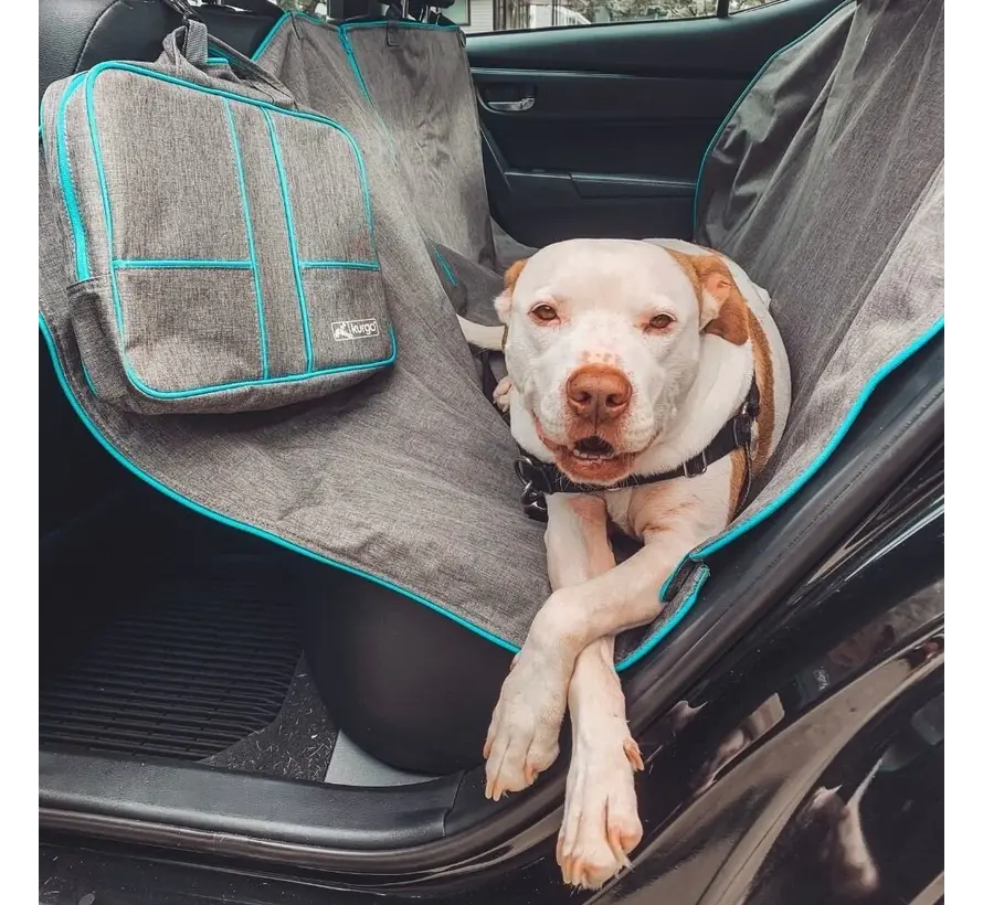 Dog blanket for the back seat Hammock Grey