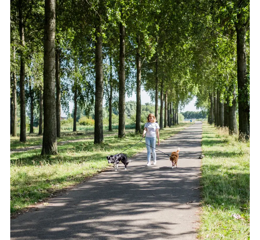 Verstelbare Dubbele Hondenriem