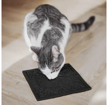 District70 QUEST Lick Mat for Cats Gray