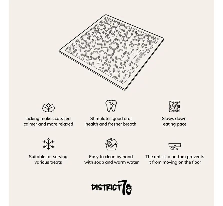 QUEST Lick Mat for Cats Terra