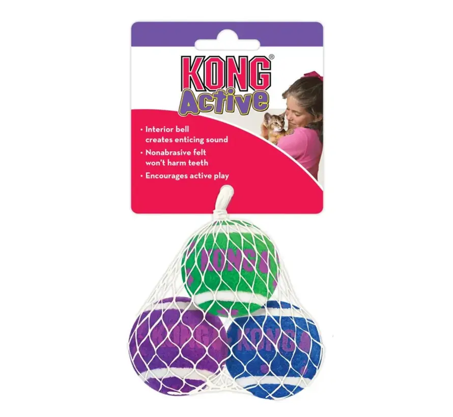 Cat Toy Tennis Ball (Set of 3)