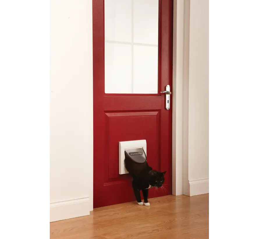 Staywell Magnetisch Kattenluik Wit