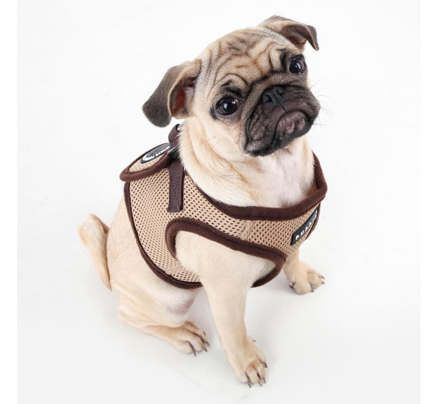 Dog Harness Soft Vest Harness Beige