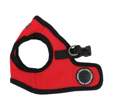 Puppia Dog Harness Soft Vest Harness Red