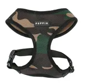 Puppia Dog Harness Soft Harness Camouflage
