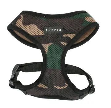 Puppia Dog Harness Soft Harness Camouflage