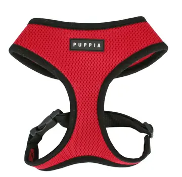 Puppia Dog Harness Soft Harness Red