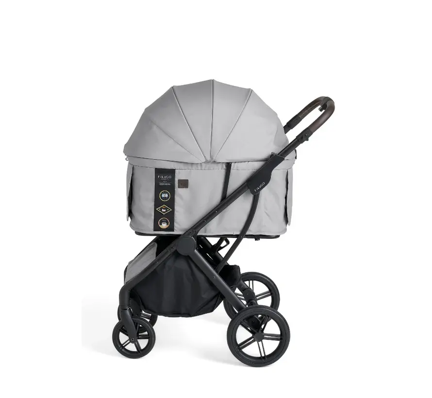 Hondenbuggy Agile 2 Soft Grey