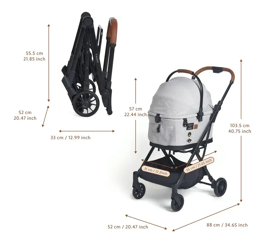 Hondenbuggy Flytta Plus