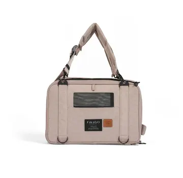 FikaGo Hondendraagtas Truffle Plus Sandy Beige