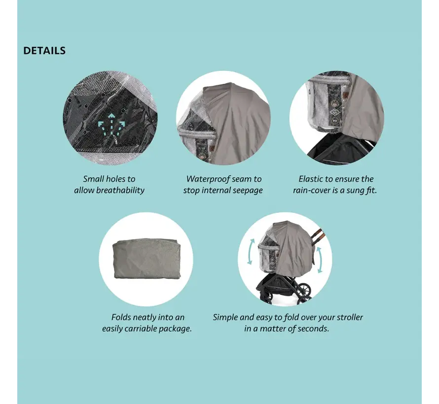 Regenhoes voor Hondenbuggy