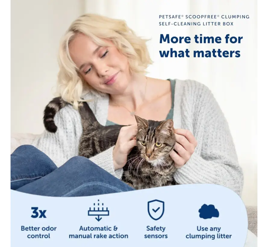 ScoopFree™ Self-Cleaning Litter Box