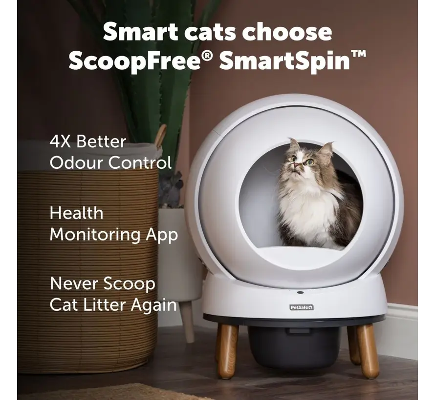 ScoopFree SmartSpin™ Self-Cleaning Litter Box
