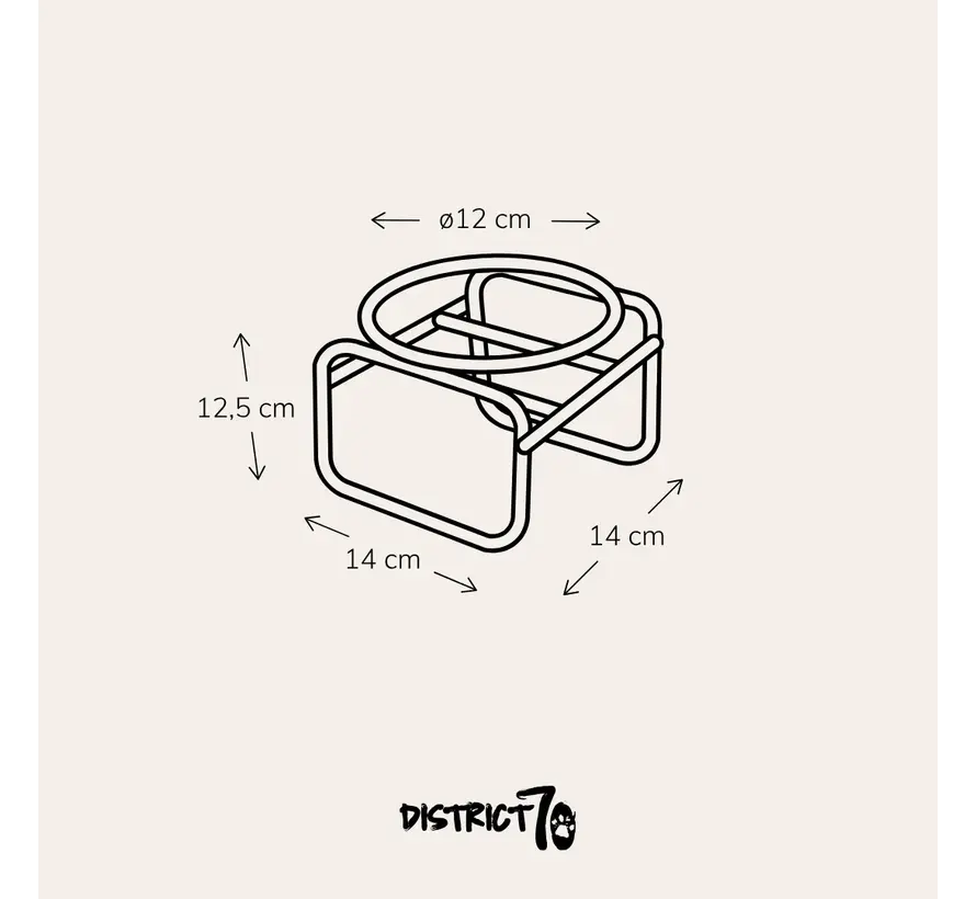 Butler Single Feeding Bowl Stand for Cats