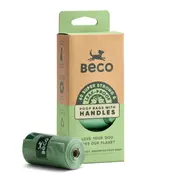 Beco Gerecyclede Geurloze Poepzakjes met Handvatten