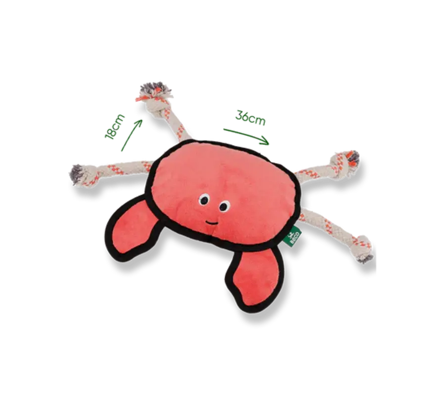 Hondenspeelgoed Rough and Tough Crab