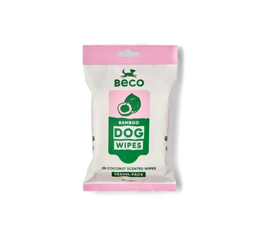 Bamboo Dog Wipes Coconut