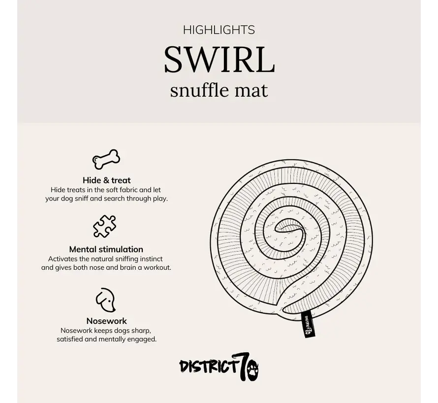 SWIRL – Interactive Pink Snuffle Mat