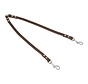 Double Dog Leash Greased Leather Brown