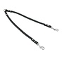 Double Dog Leash Greased Leather Black