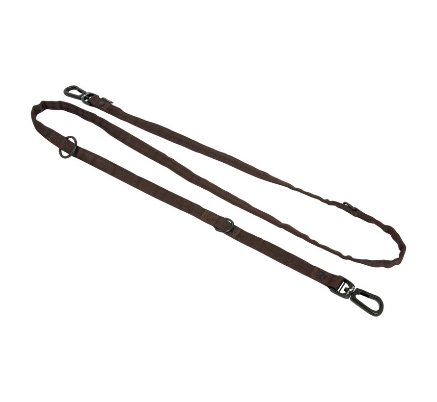 Adjustable Dog Leash Comfort Tube Black