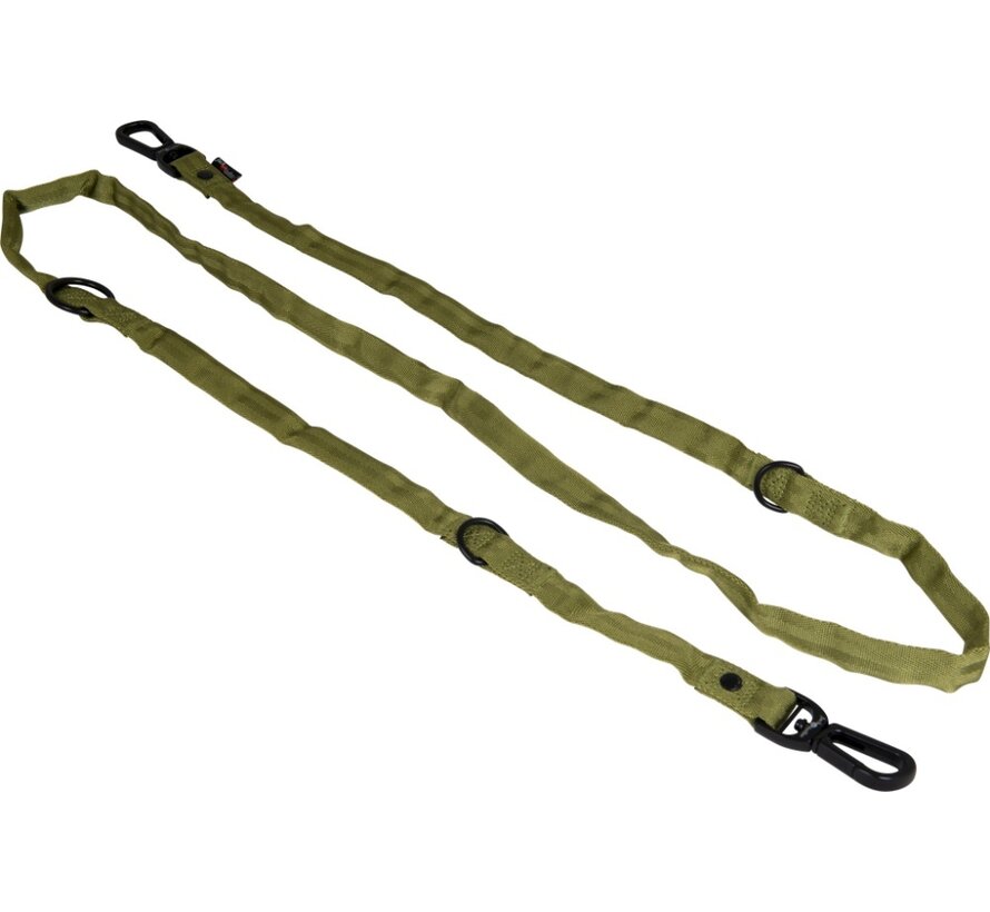 Verstelbare Hondenriem Comfort Tube Groen