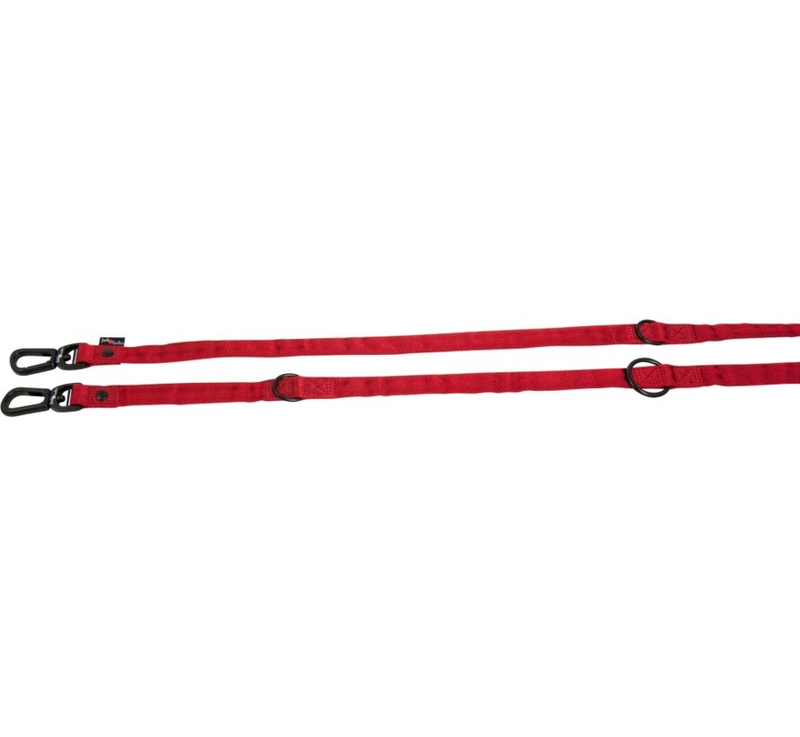 Verstelbare Hondenriem Comfort Tube Rood