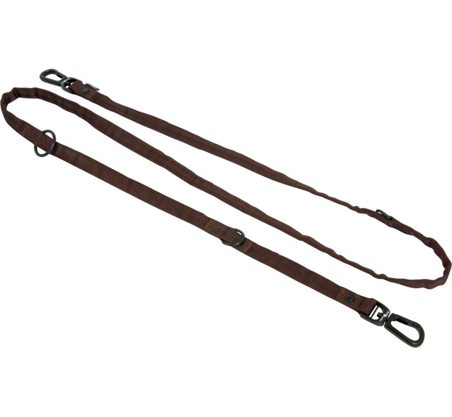 Adjustable Dog Leash Comfort Tube Brown