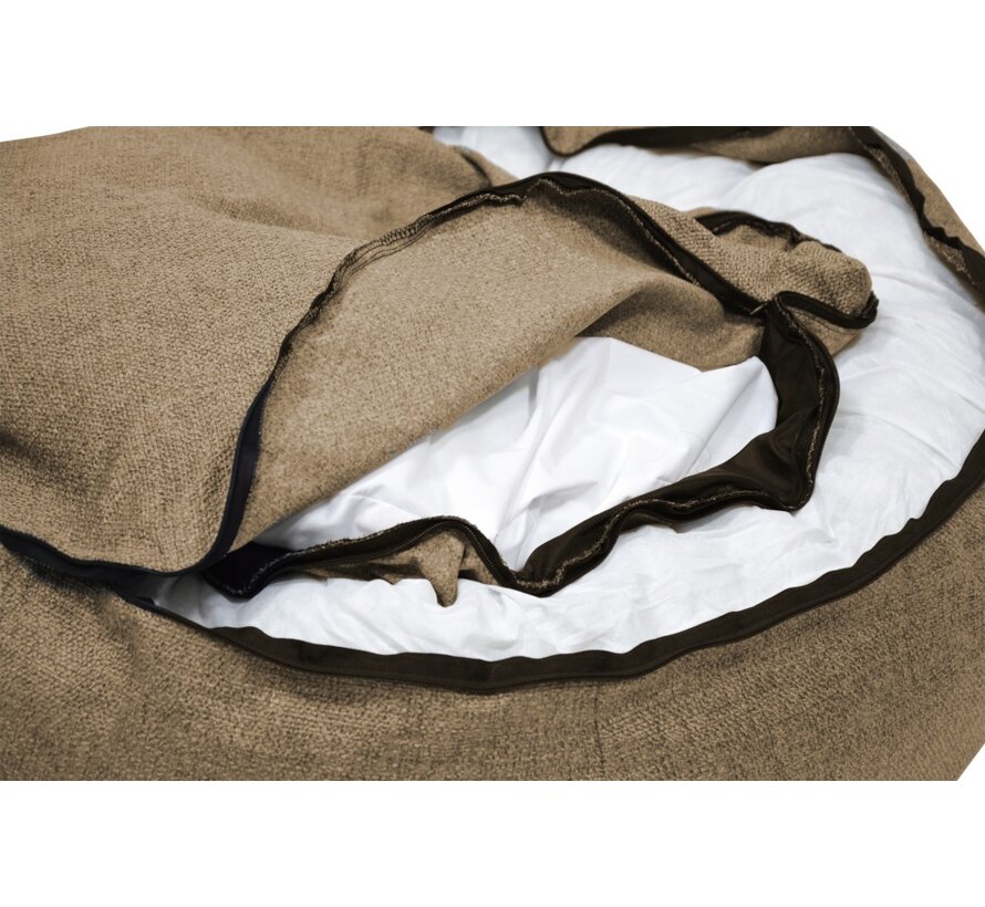 Orthopedische Ronde Hondenmand Clifton Beige